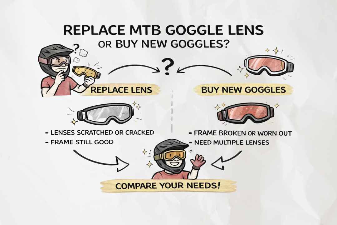 Replace MTB Goggle Lens or Buy New Goggles?