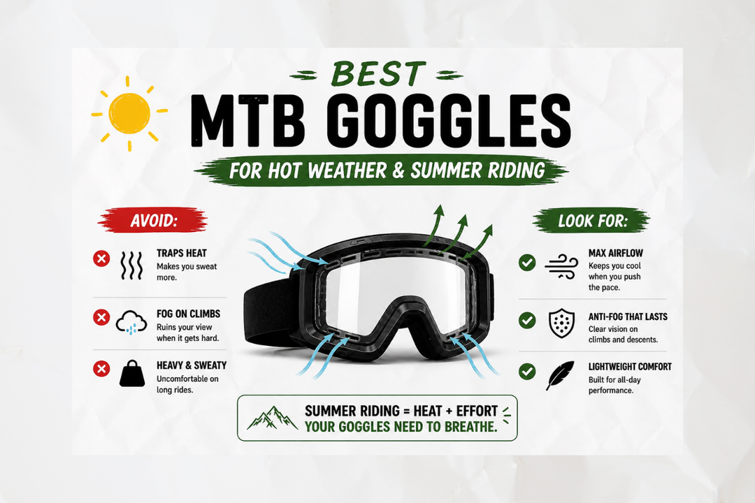 Best MTB Goggles for Hot Weather and Summer Riding