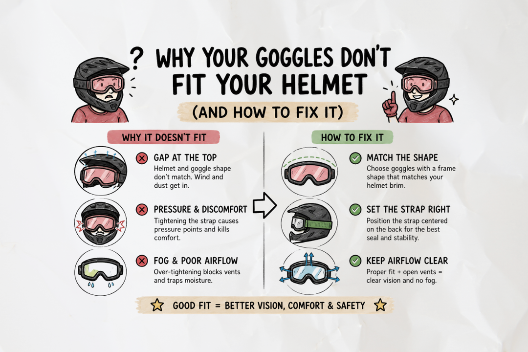 Why Your Goggles Don’t Fit Your Helmet (And How to Fix It)