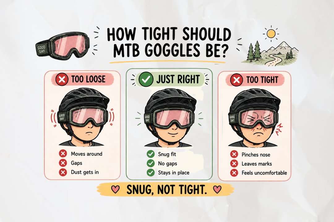 How Tight Should MTB Goggles Be?