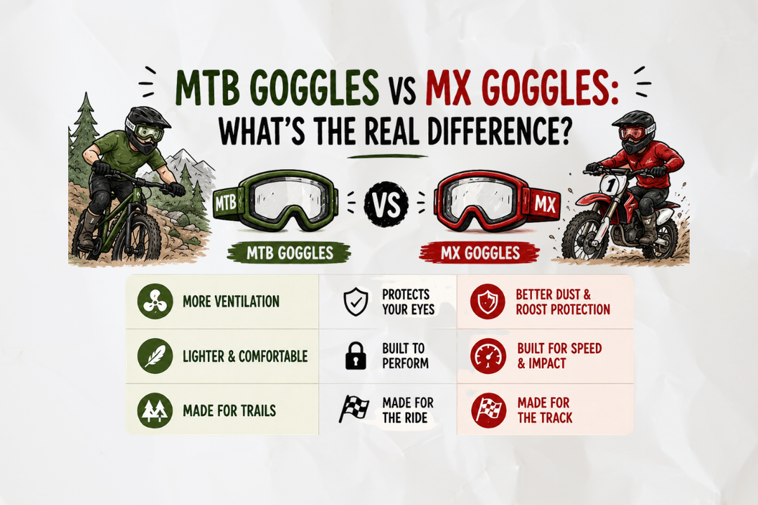 MTB Goggles vs MX Goggles: What’s the Real Difference?