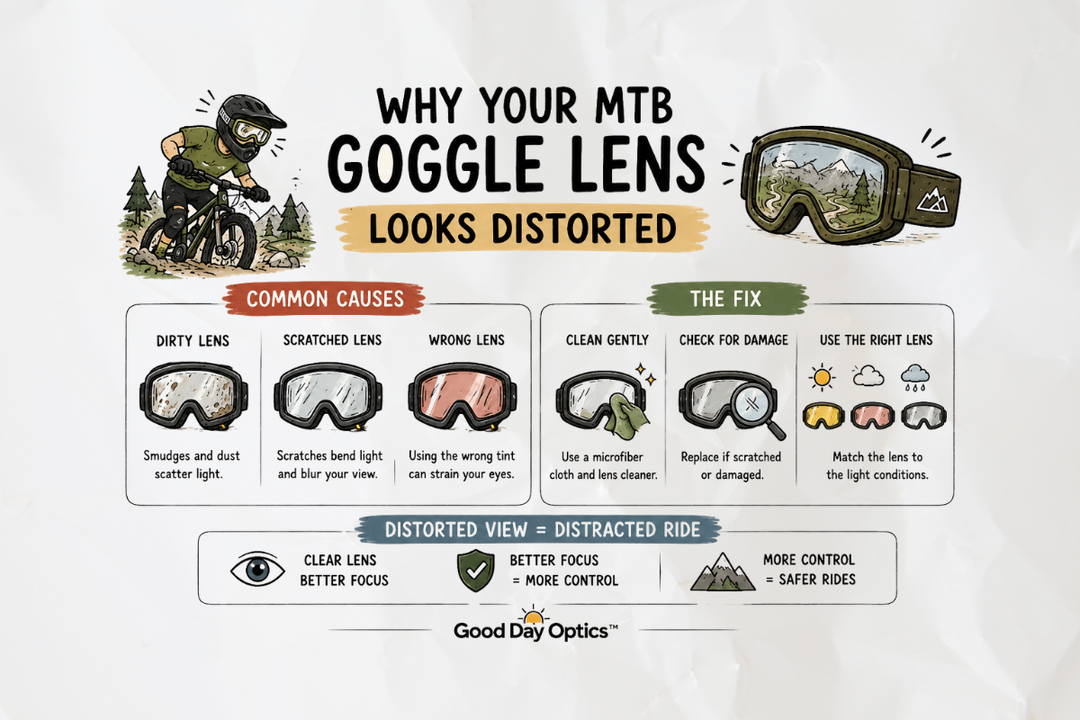 Why Your MTB Goggle Lens Looks Distorted