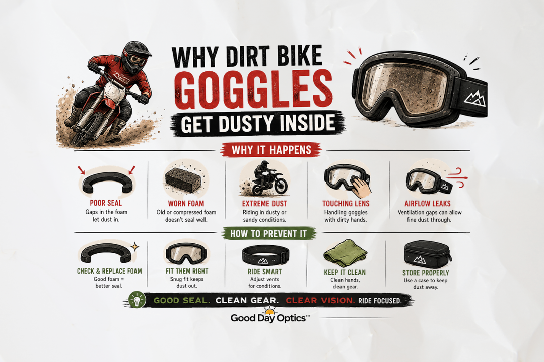 Why Dirt Bike Goggles Get Dusty Inside