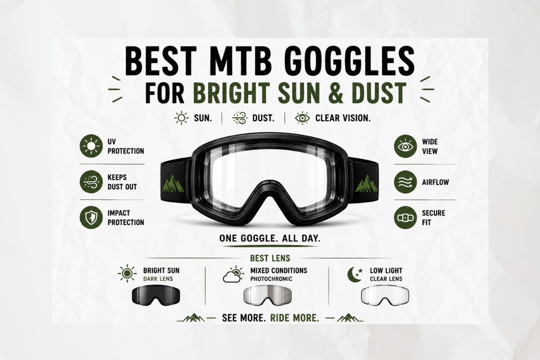Best MTB Goggles for Bright Sun and Dust