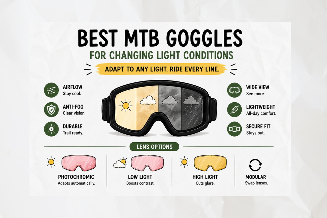 Best MTB Goggles for Changing Light Conditions