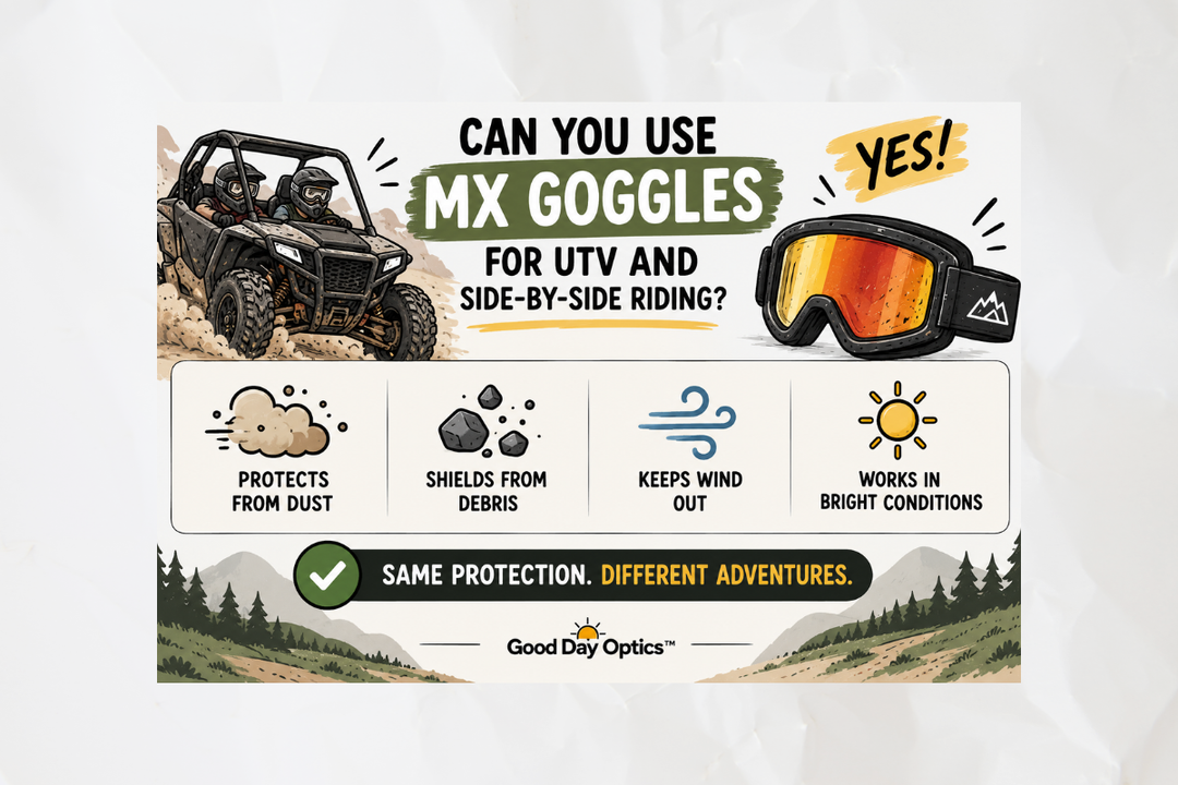 Can You Use MX Goggles for UTV and Side-by-Side Riding?