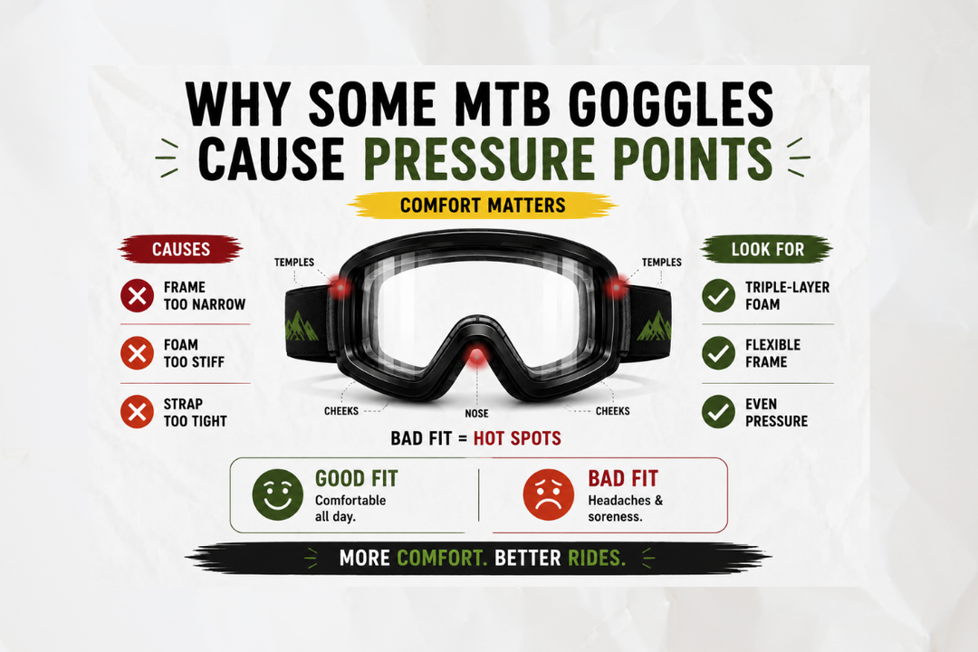 Why Some MTB Goggles Cause Pressure Points on Your Face