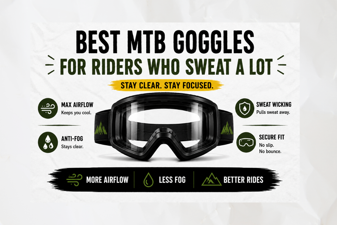 Best MTB Goggles for Riders Who Sweat a Lot