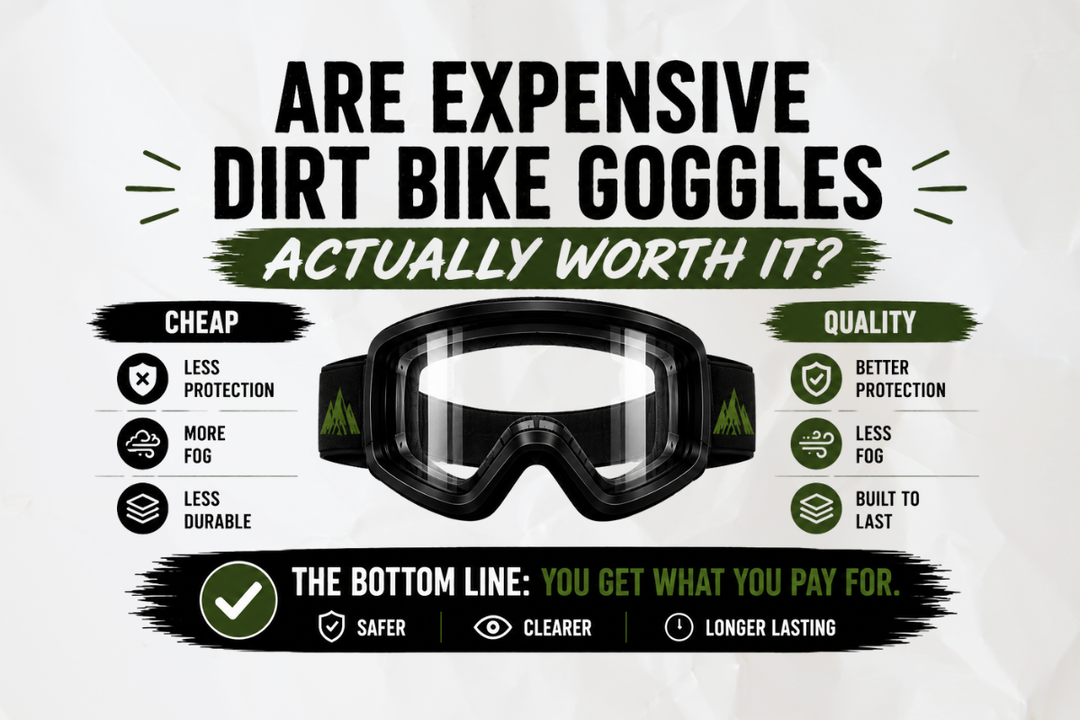 Are Expensive Dirt Bike Goggles Actually Worth It?