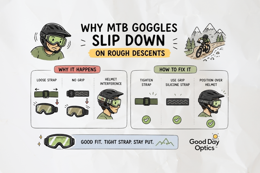 Why MTB Goggles Slip Down on Rough Descents