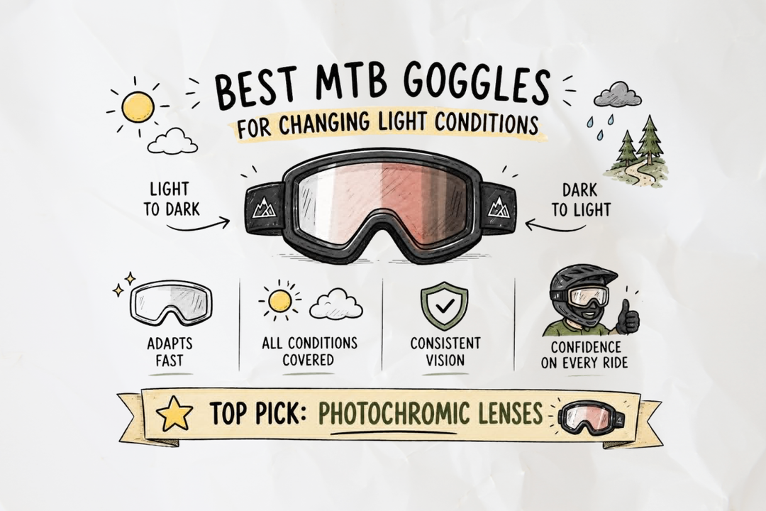 Best MTB Goggles for Changing Light Conditions