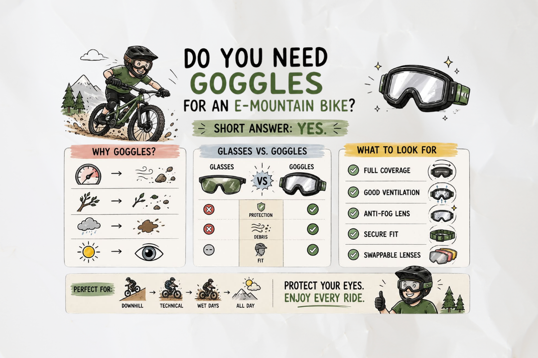 Do You Need Goggles for an E-Mountain Bike?