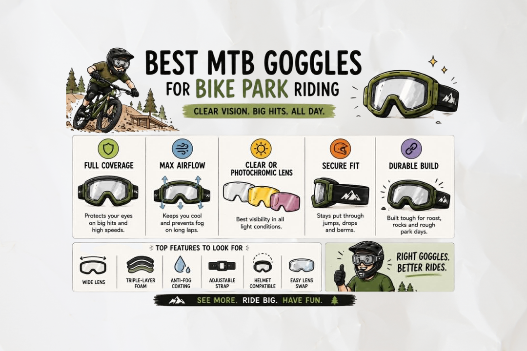 Best MTB Goggles for Bike Park Riding