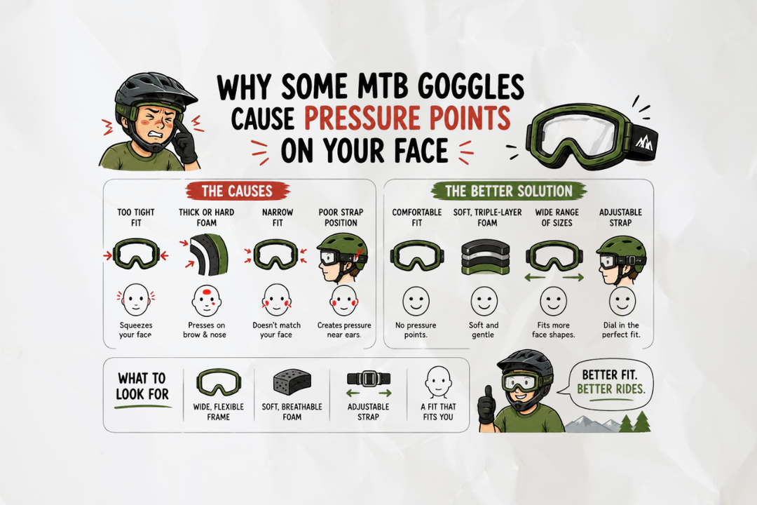 Why Some MTB Goggles Cause Pressure Points on Your Face