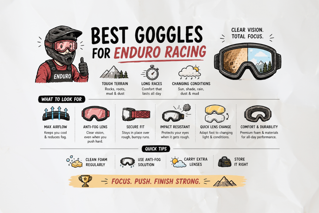 Best Goggles for Enduro Racing