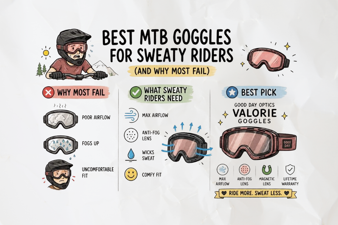 Best MTB Goggles for Sweaty Riders (And Why Most Fail)