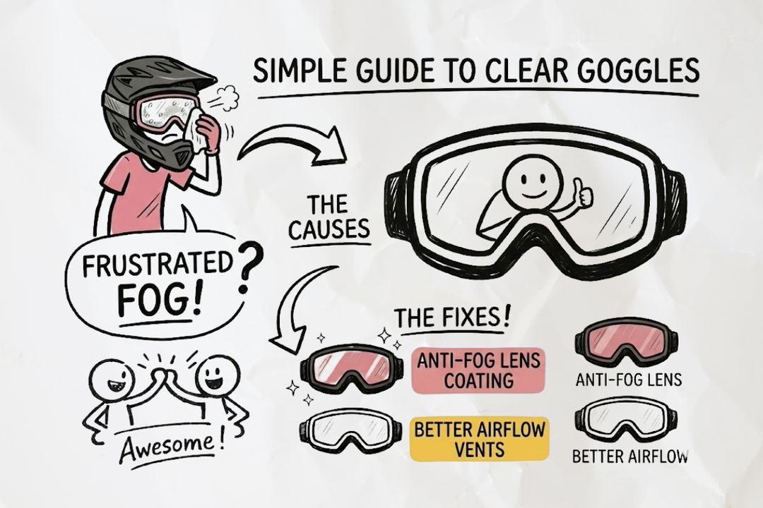Why Do My MTB Goggles Fog Up? The Real Cause and How to Fix It for Good