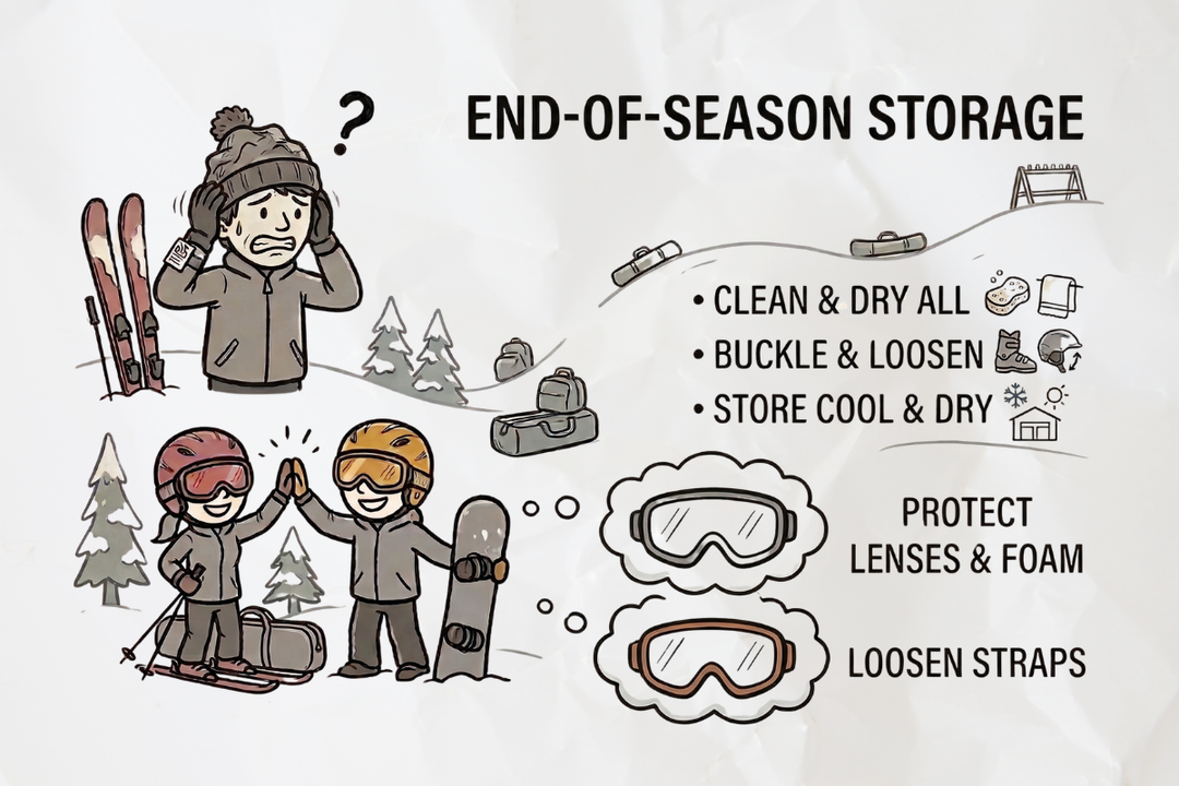 How to Store Your Ski Gear at End of Season Without Ruining It