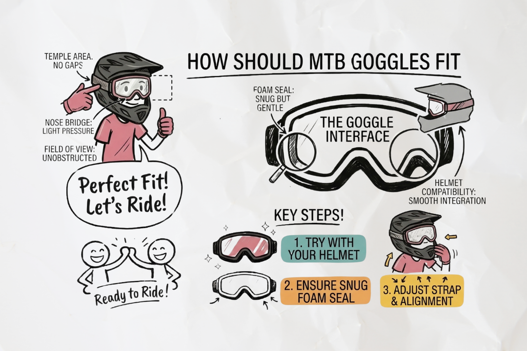 How Should MTB Goggles Fit? Everything You Need to Know Before You Buy