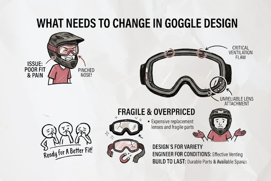 What Most MTB Goggle Brands Get Wrong (And What to Look for Instead)