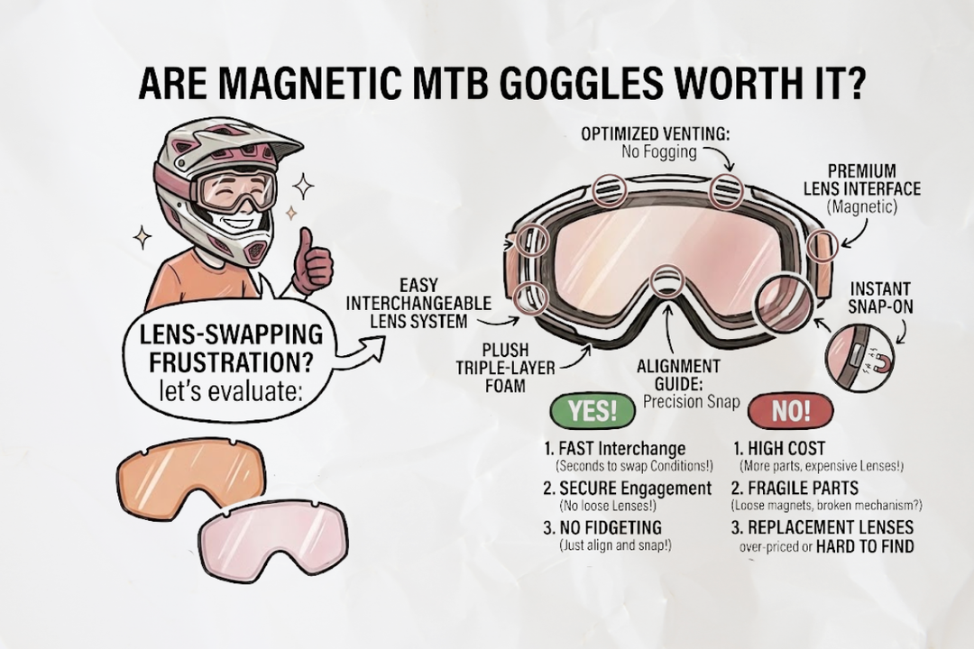 Are Magnetic MTB Goggles Worth It? The Honest Answer for Trail Riders