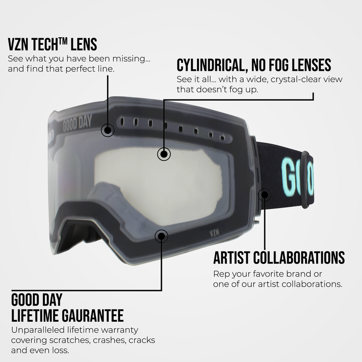 The Valorie Snow Goggle - Photochromic Black Lens