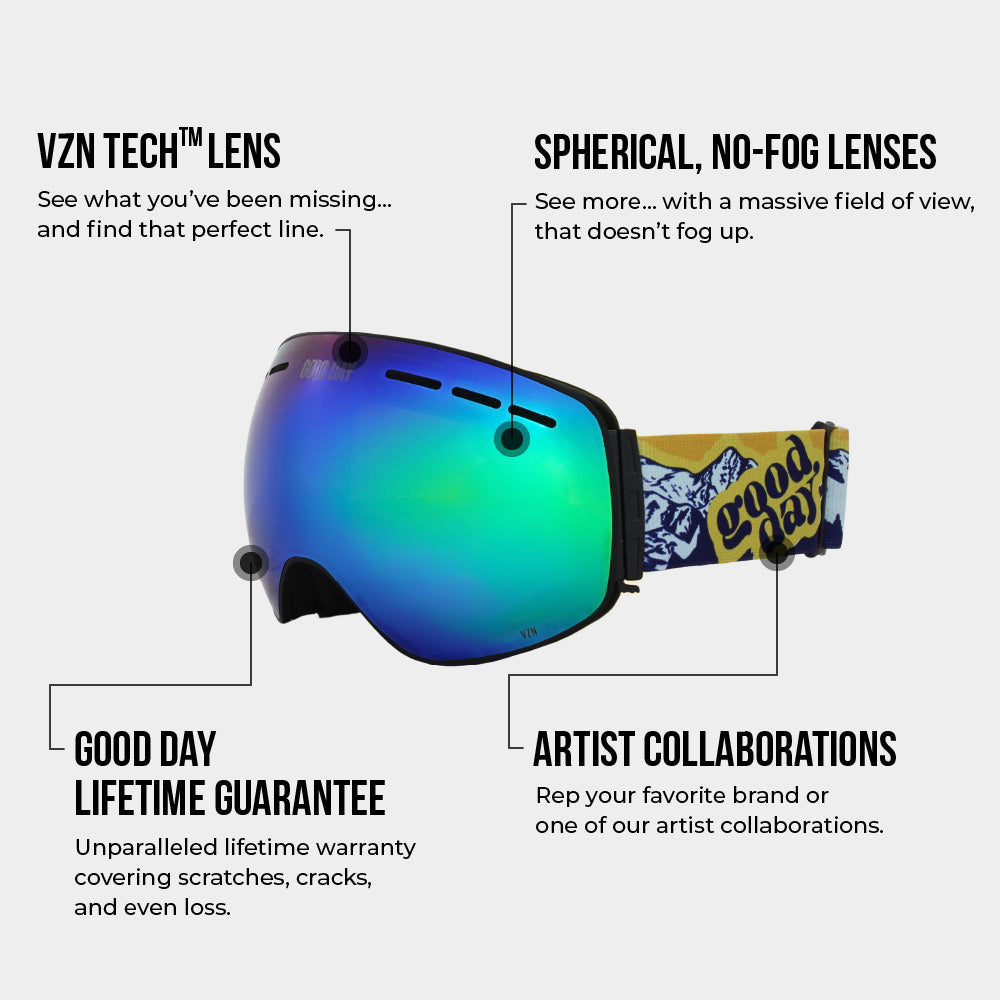 The Emily - Colorful Mountains Artist Series Goggles