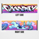 Goggle Strap - Urban Graffiti