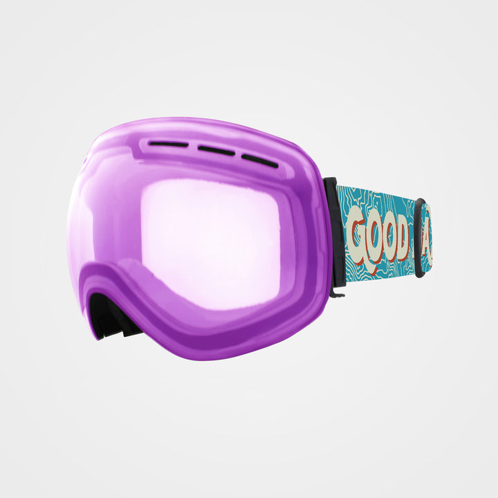 The Emily Snow Goggle - Grape Ice Lens