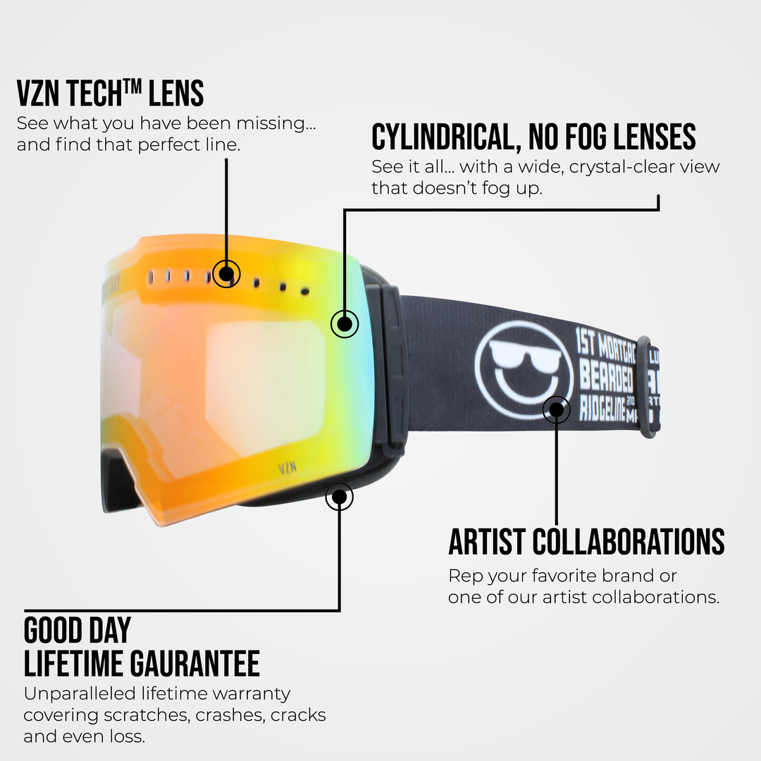 The Valorie Snow Goggle - Gasolina Lens