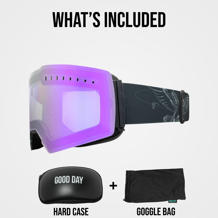 The Valorie Snow Goggle - Grape Ice Lens