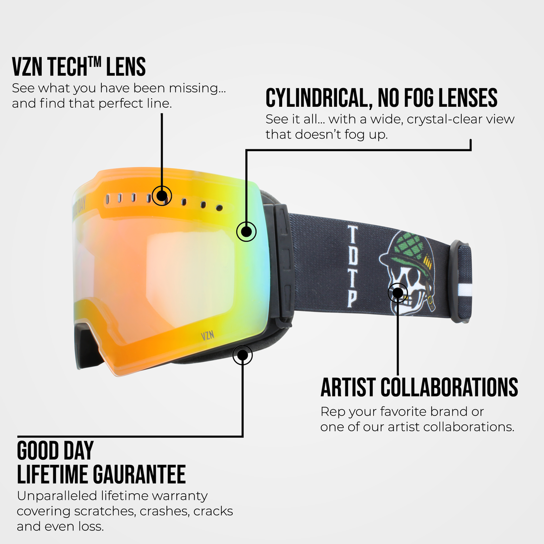 The Valorie Snow Goggle - Gasolina Lens