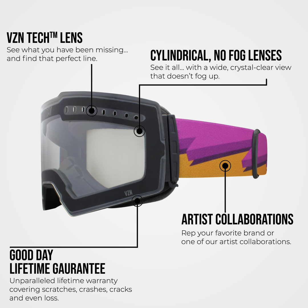 The Valorie Snow Goggle - Clear Lens