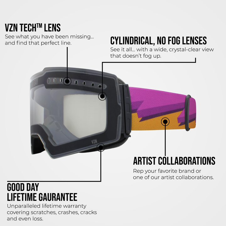 The Valorie Snow Goggle - Clear Lens