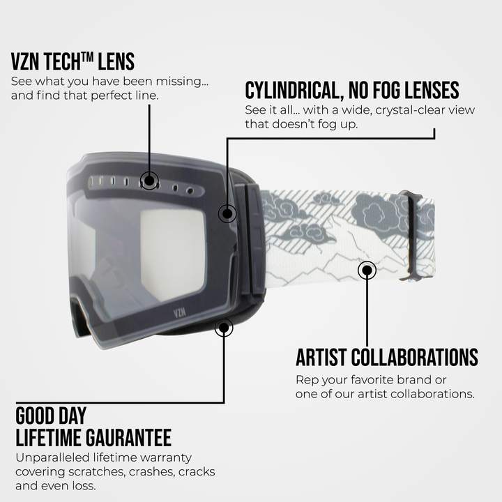 The Valorie Snow Goggle - Clear Lens