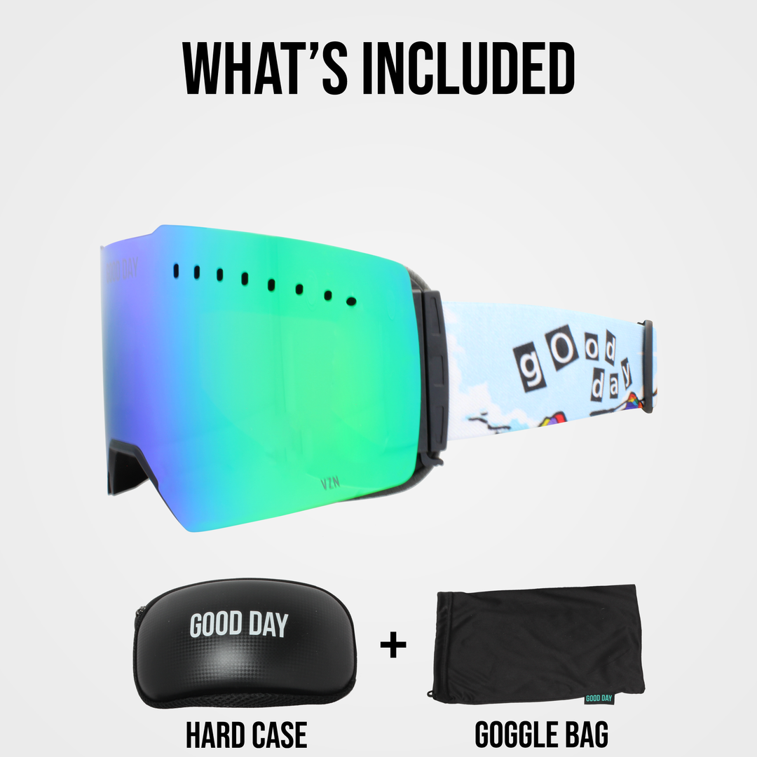 The Valorie Snow Goggle - Shred Green Lens