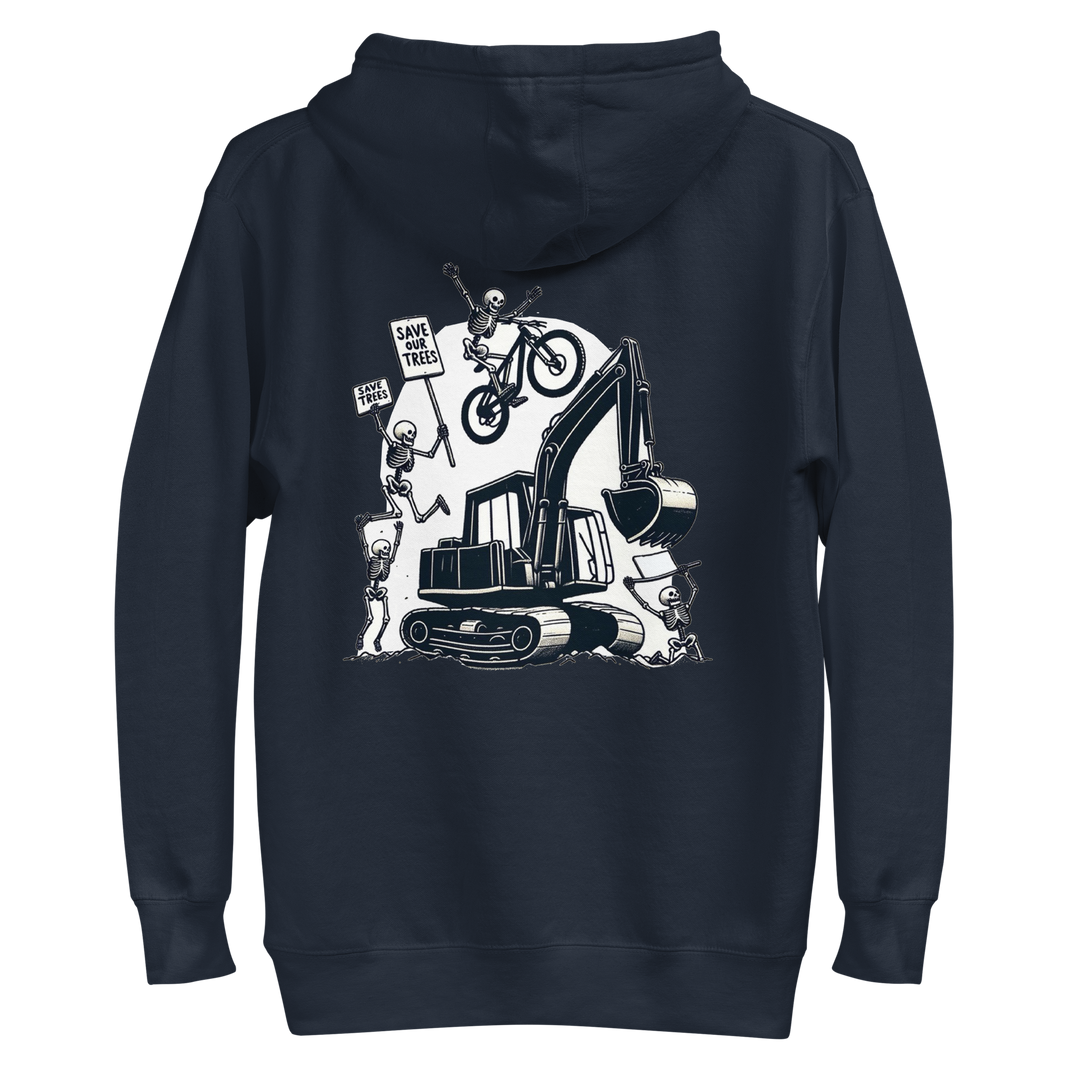 Save our trees - excavator Hoodie